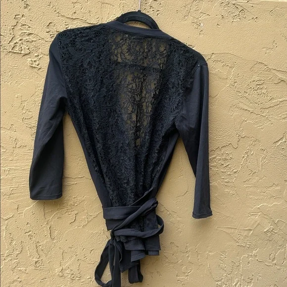 🎉HOST PICK🎉 Boston Proper Black Lace Inset Athleisure 2pc Set - Picture 3 of 8